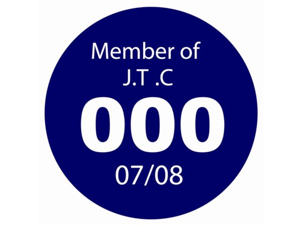 Coded and Numbered Window Stickers