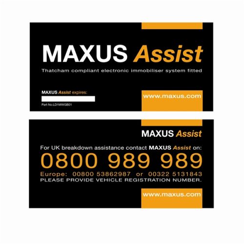 Car Breakdown and Recovery Window Stickers