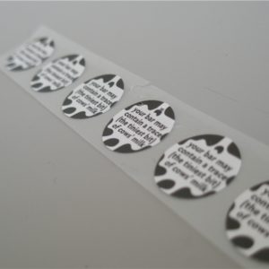 Film / PET backed labels