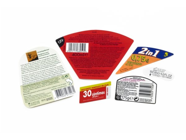 Special Shaped Peel and Reveal Labels