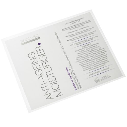 Short Run Cosmetics Labelling