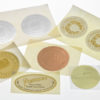 Embossed Foil Labels