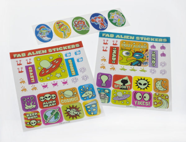 Fab Alien Stickers