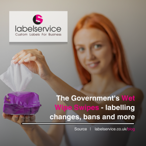 Government wet wipe labelling