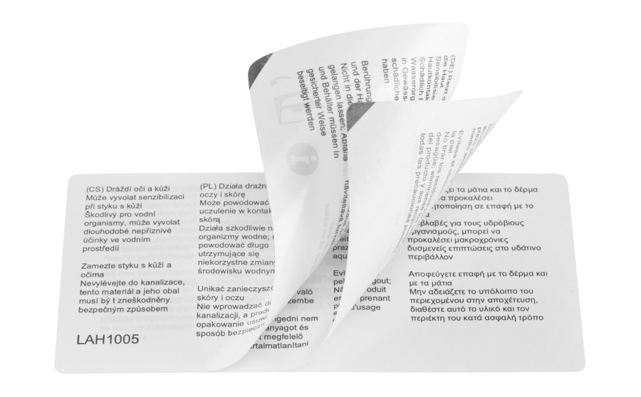 Amazon multi-lingual labels